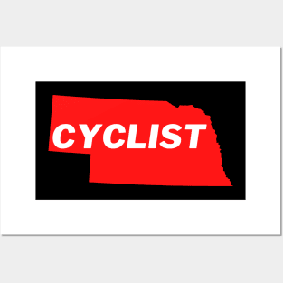 Nebraska Cyclist Shirt, Nebraska Cycling T-Shirt, Cornhusker Cyling, Nebraska Cycling, Nebraska Cyclist, Cornhusker Cyclist, Nebraska Cyclist Gift Posters and Art